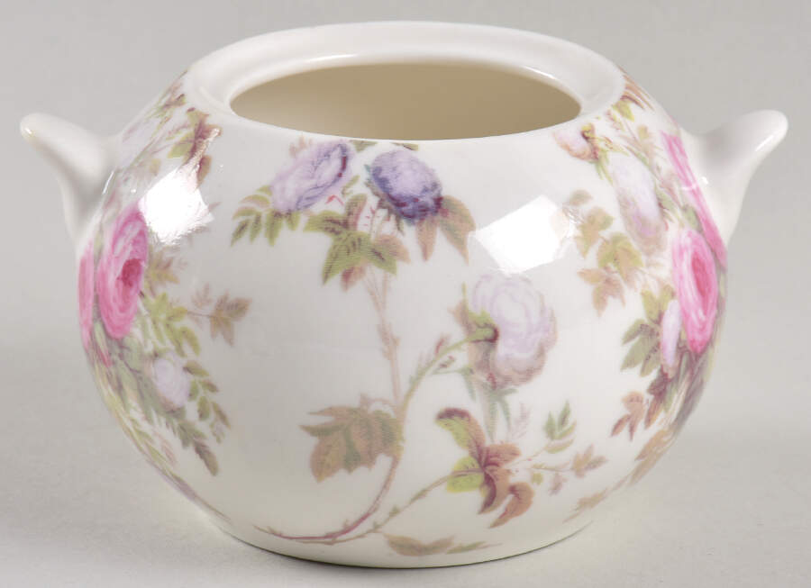 Brompton Rose Sugar Bowl No Lid by Victoria and Albert Museum-1