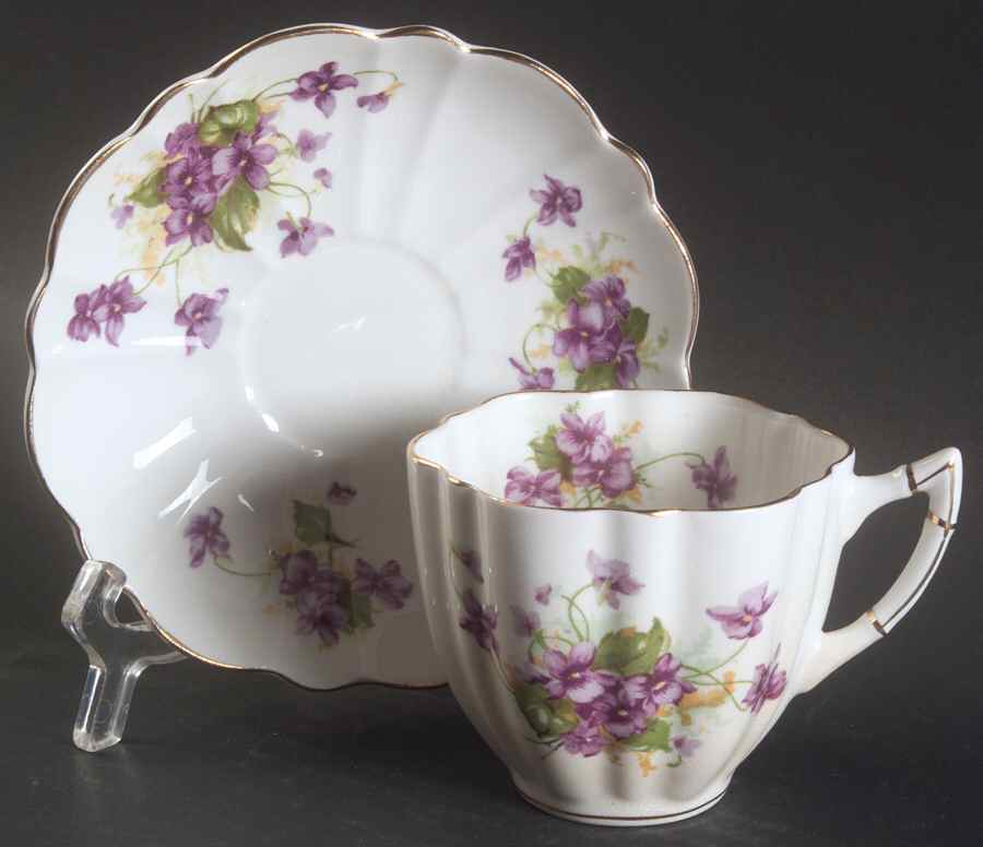 340 Flat Cup & Saucer Set by Cartwright & Edwards-1