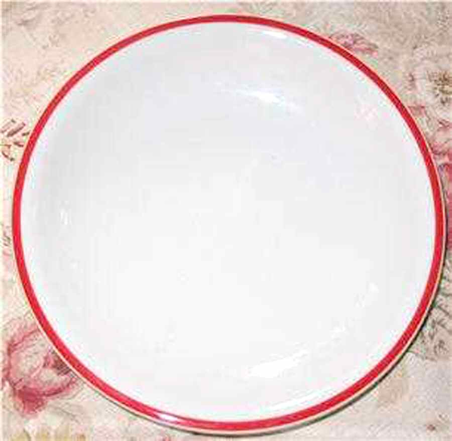 Block Red Dinner Plate by Vista Alegre-1