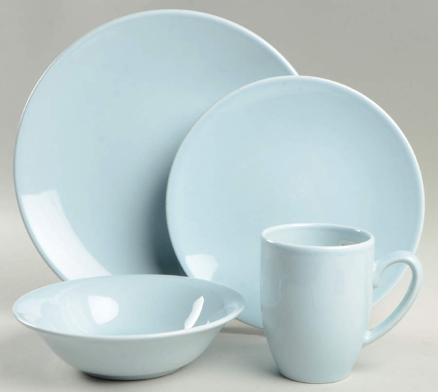 Impact Baby Blue 4 Piece Place Setting by Vista Alegre-1