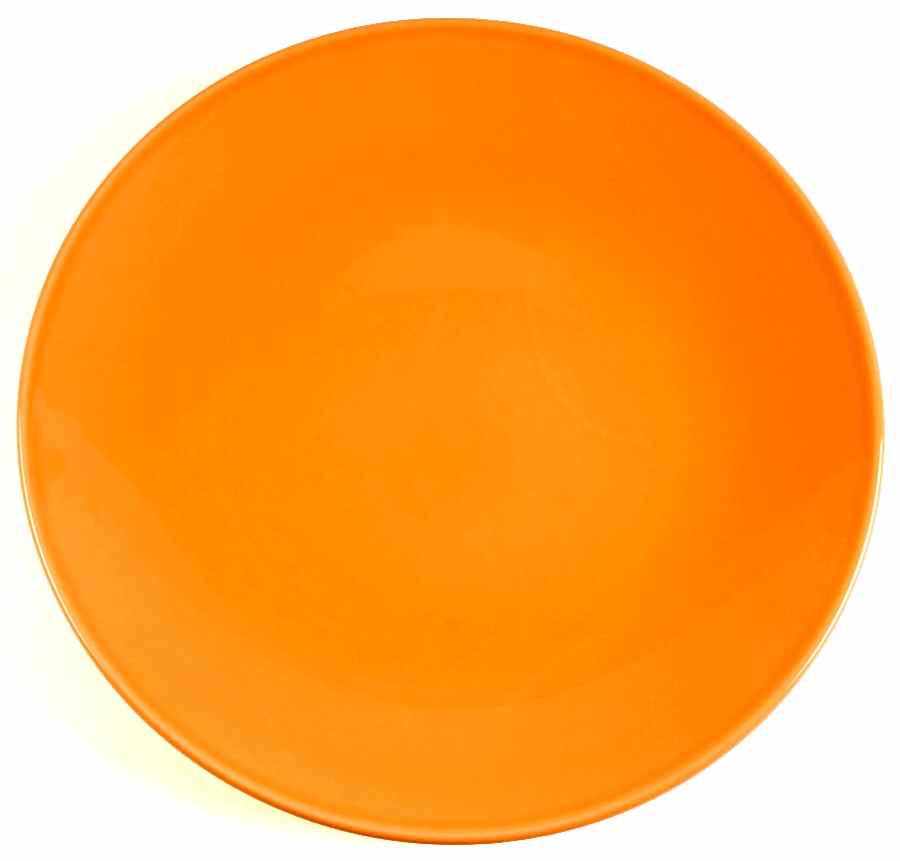 Impact Creamcycle Orange 12" Chop Plate (Round Platter) by Vista Alegre-1