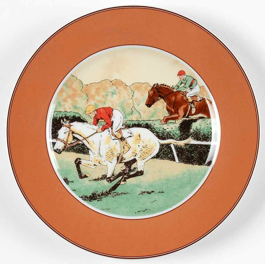 Steeplechase Salad Plate by Vista Alegre-1
