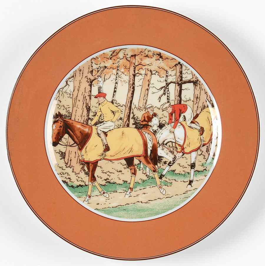 Steeplechase Salad Plate by Vista Alegre-1