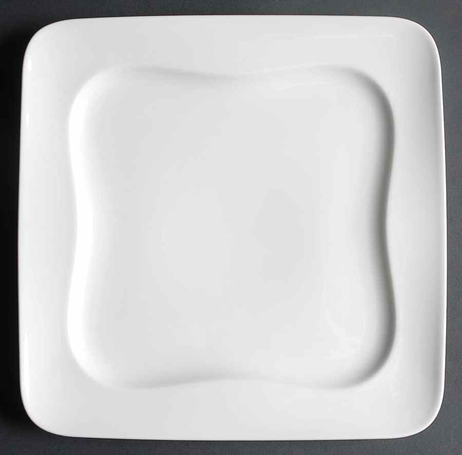 Vivo White Square Dinner Plate by Villeroy & Boch-1