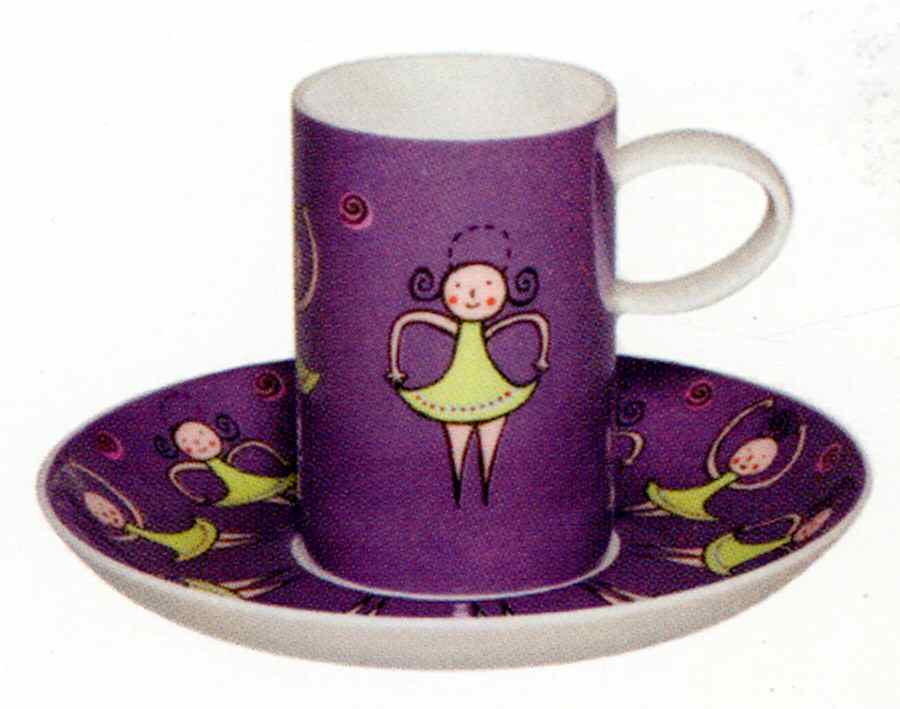 Joy Flat Cup & Saucer Set by Vista Alegre-1