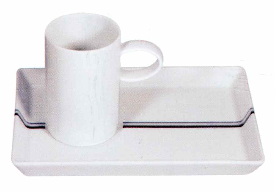 Paralelas Snack Plate & Cup Set by Vista Alegre-1