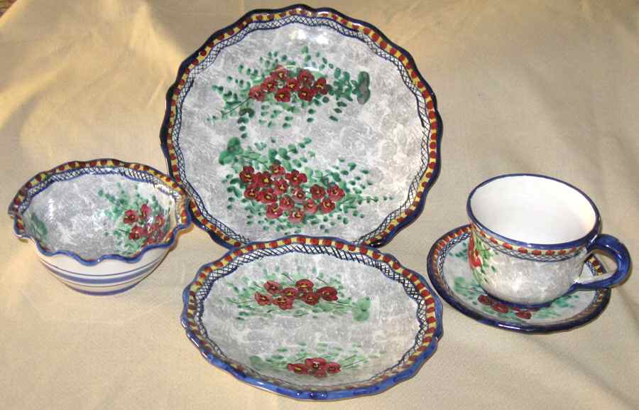 VIE78 Salad Plate by Vietri (Italy)-1