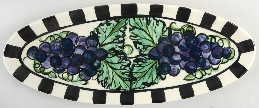 Bon Appetite 17" Fish Platter by Vicki Carroll Studio-1