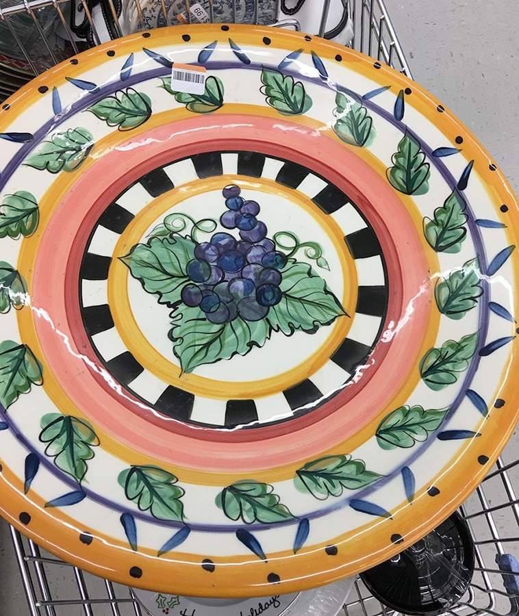 Bon Appetite 19" Chop Plate (Round Platter) by Vicki Carroll Studio-1