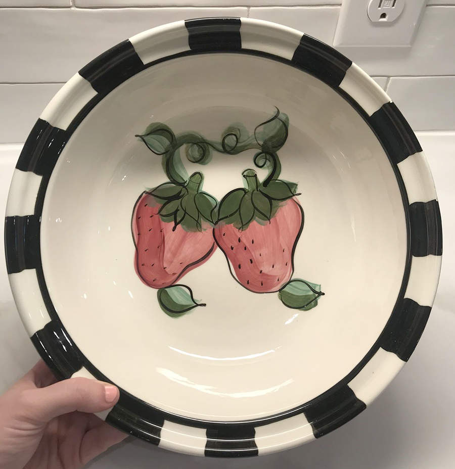 Bon Appetite 11" Round Serving Bowl by Vicki Carroll Studio-1