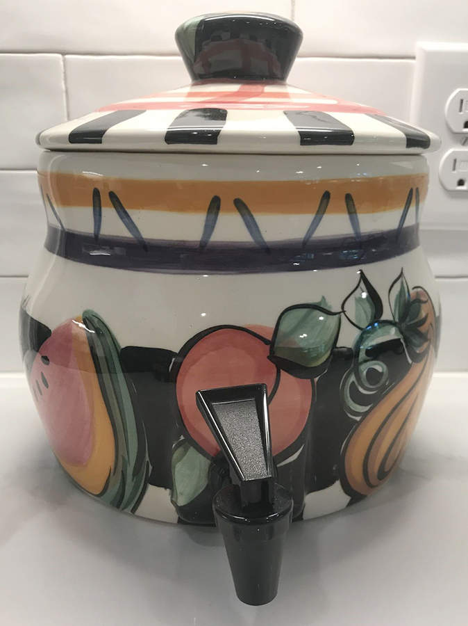Bon Appetite China Beverage Server & Lid by Vicki Carroll Studio-1