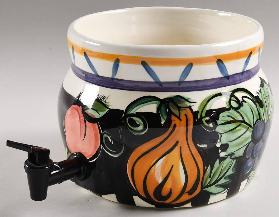 Bon Appetite China Beverage Server No Lid by Vicki Carroll Studio-1