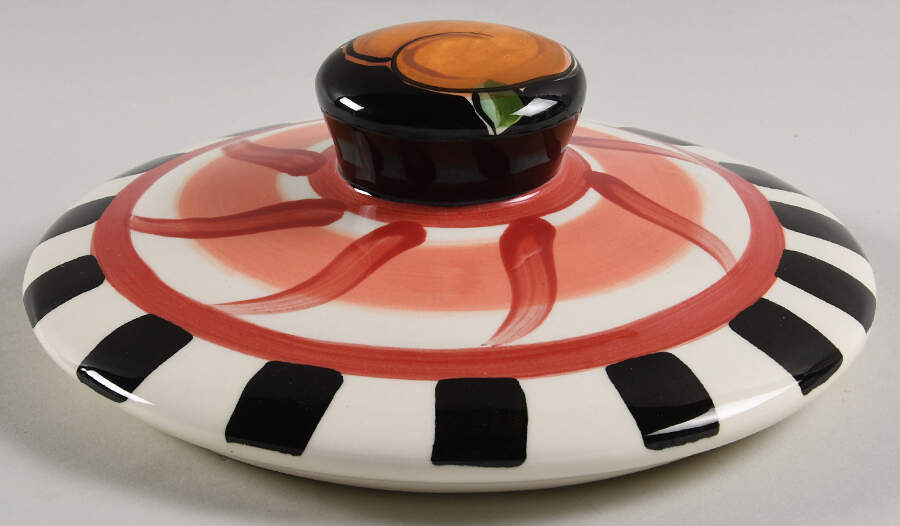 Bon Appetite Lid for China Beverage Server by Vicki Carroll Studio-1