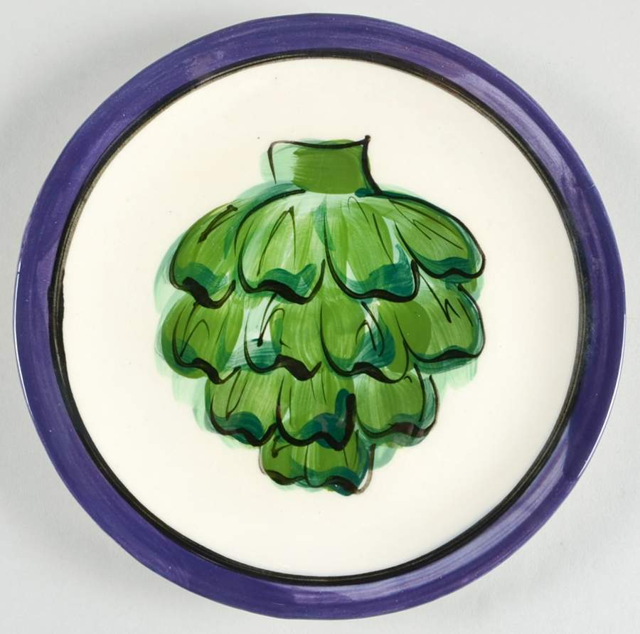 Bon Appetite Salad Plate by Vicki Carroll Studio-1