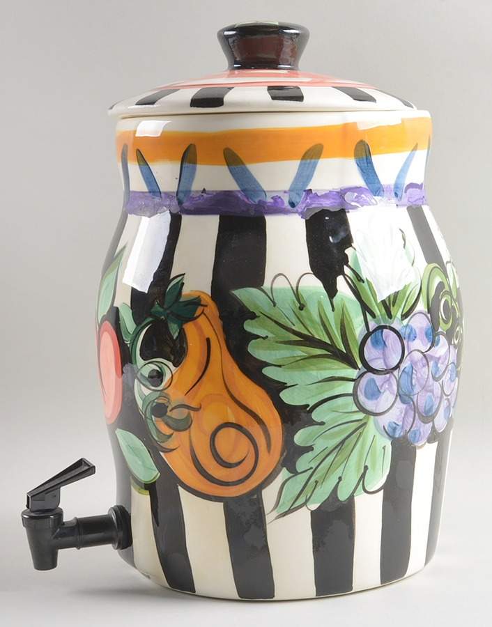 Bon Appetite China Beverage Server & Lid by Vicki Carroll Studio-1