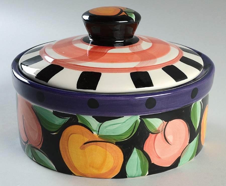 Bon Appetite 2 Qt Round Covered Casserole by Vicki Carroll Studio-1