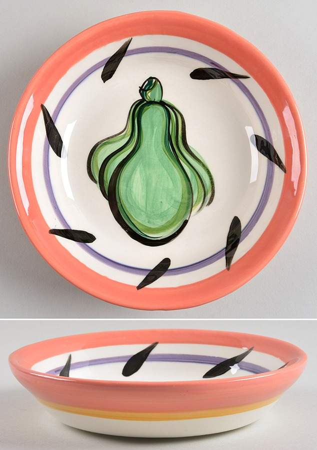 Bon Appetite 7" Soup/Pasta Bowl by Vicki Carroll Studio-1