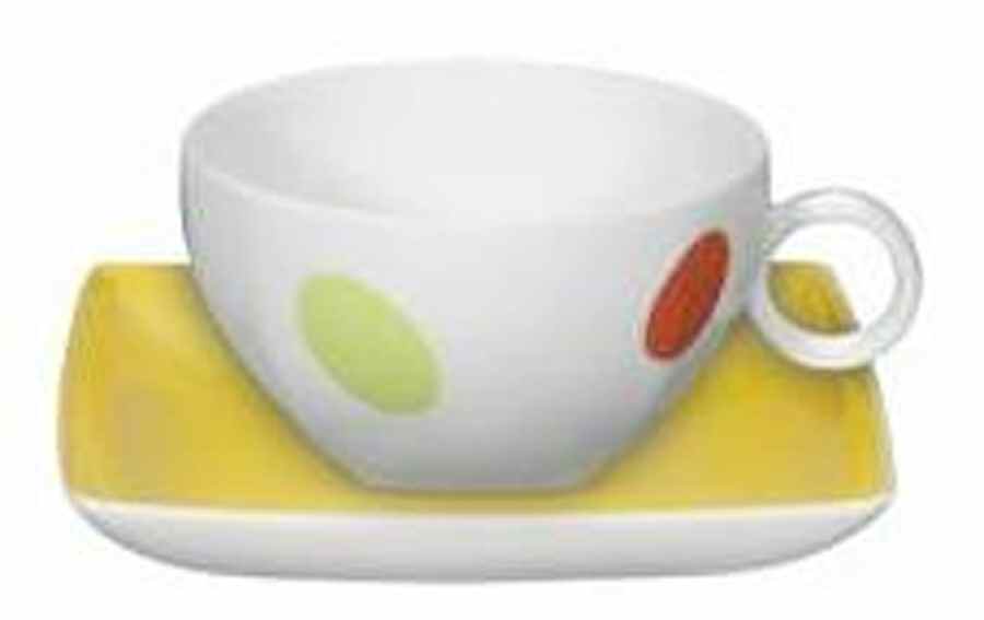 Gilly Flat Cup & Saucer Set by Vista Alegre-1