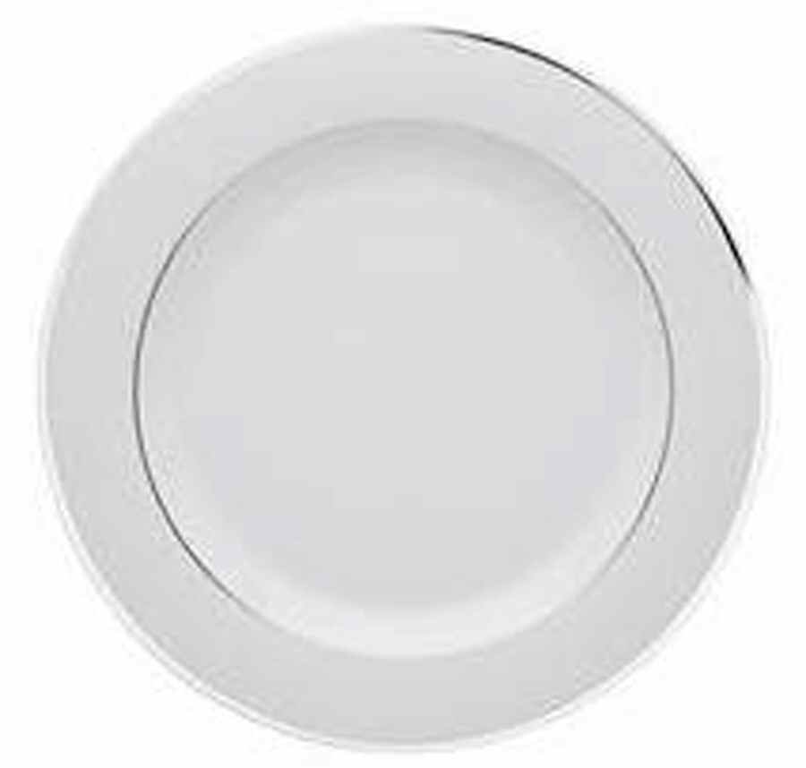 Triangular Platina 12" Chop Plate (Round Platter) by Vista Alegre-1