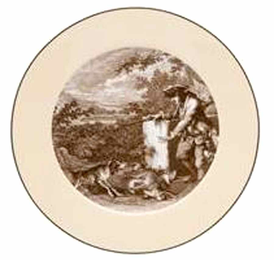 Cenas de Caca Salad/Dessert Plate by Vista Alegre-1