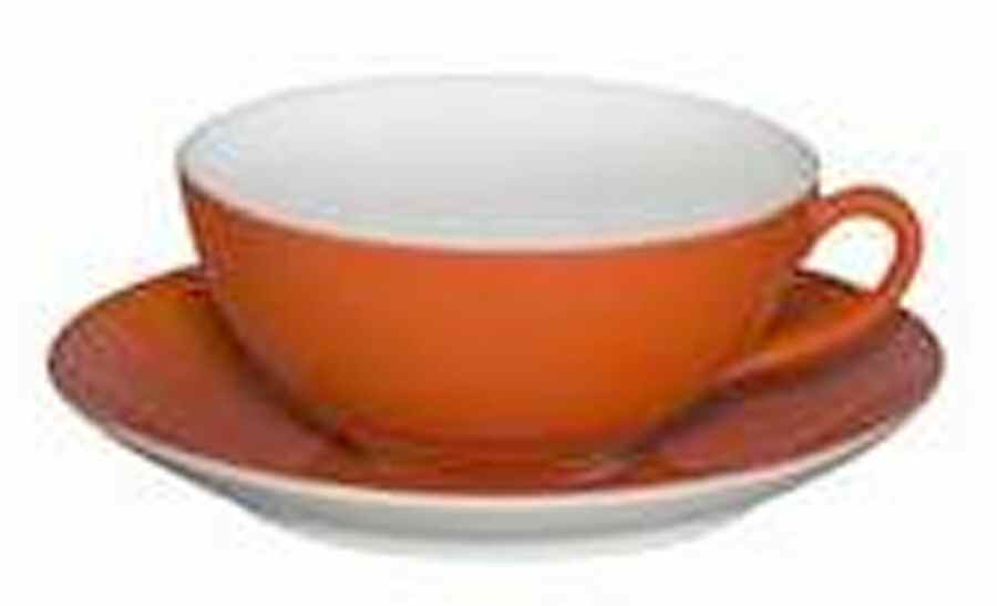 Colours Flat Cup & Saucer Set by Vista Alegre-1