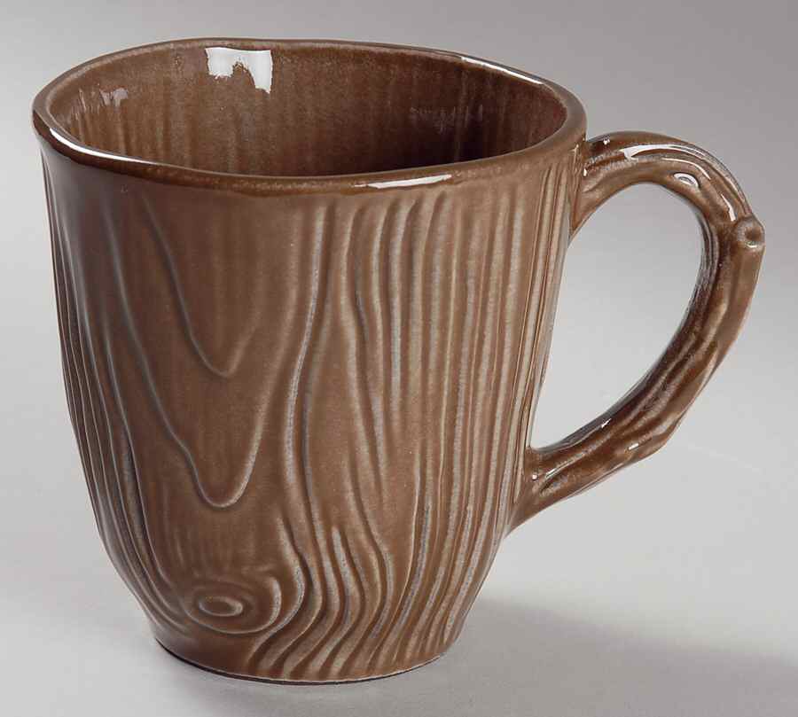Pineta Acorn Brown Mug by Vietri (Italy)-1