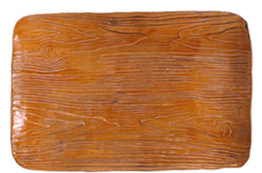 Pineta Fox Red 16" Rectangular Serving Platter by Vietri (Italy)-1