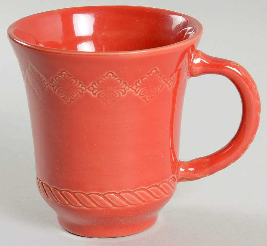 Bellezza Tomato Red Mug by Vietri (Italy)-1