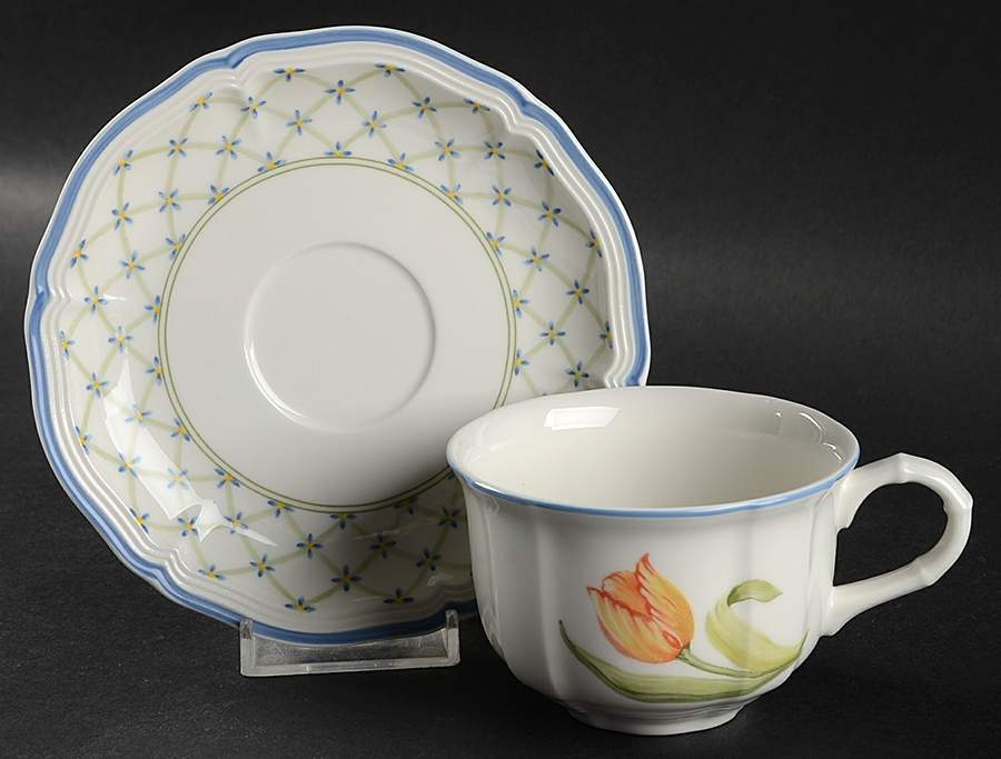 Flower Dream Flat Cup & Saucer Set by Villeroy & Boch-1