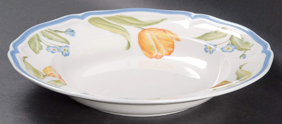 Flower Dream Tulip Large Rim Soup Bowl by Villeroy & Boch-1