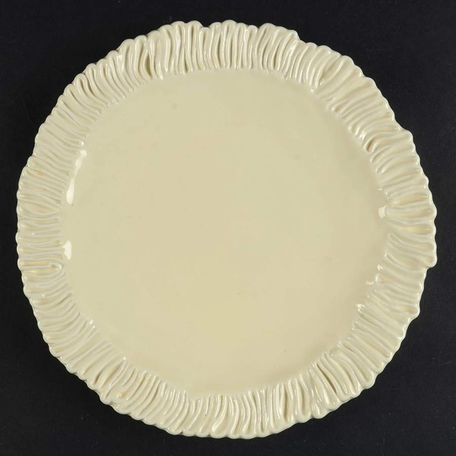 Latteria Vanilla Salad Plate by Vietri (Italy)-1