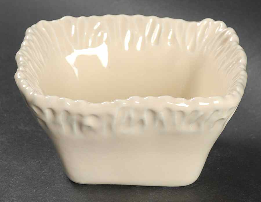Latteria Vanilla Individual Square Dip Dish by Vietri (Italy)-1