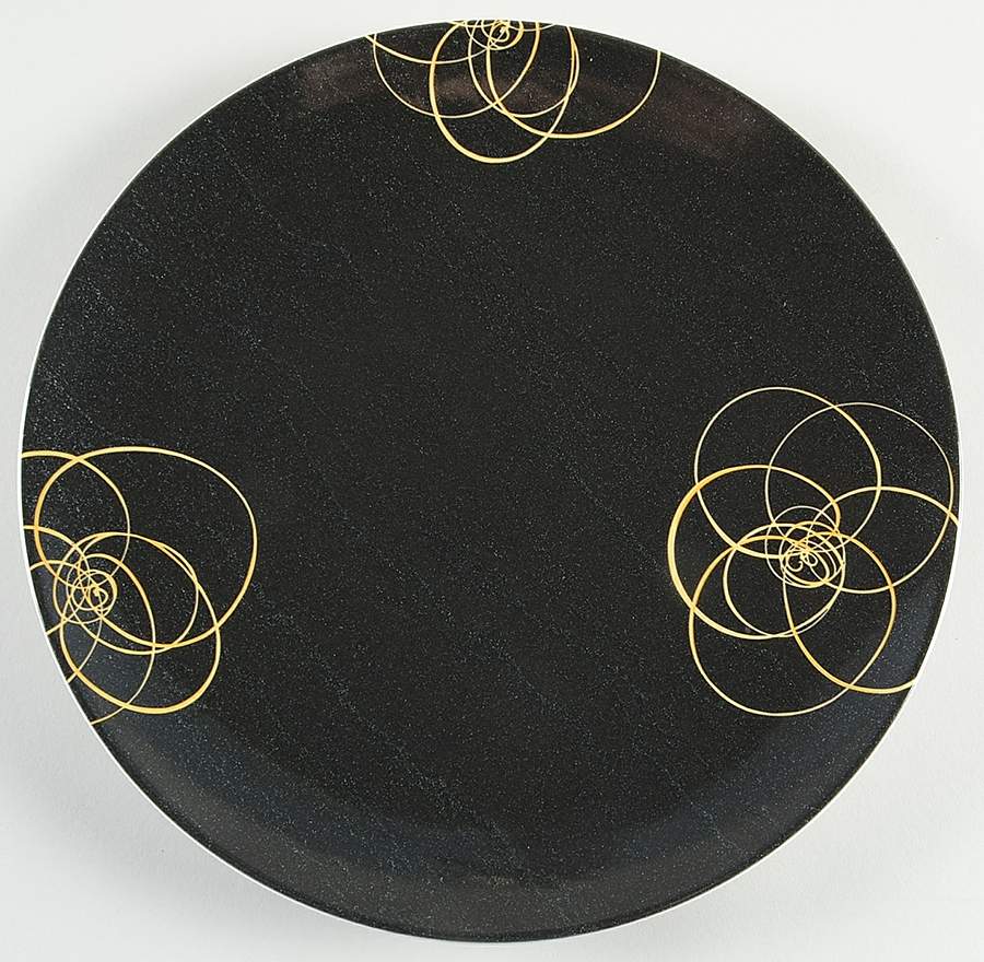 Bloom Shadow 11" Round Buffet Plate by Villeroy & Boch-1