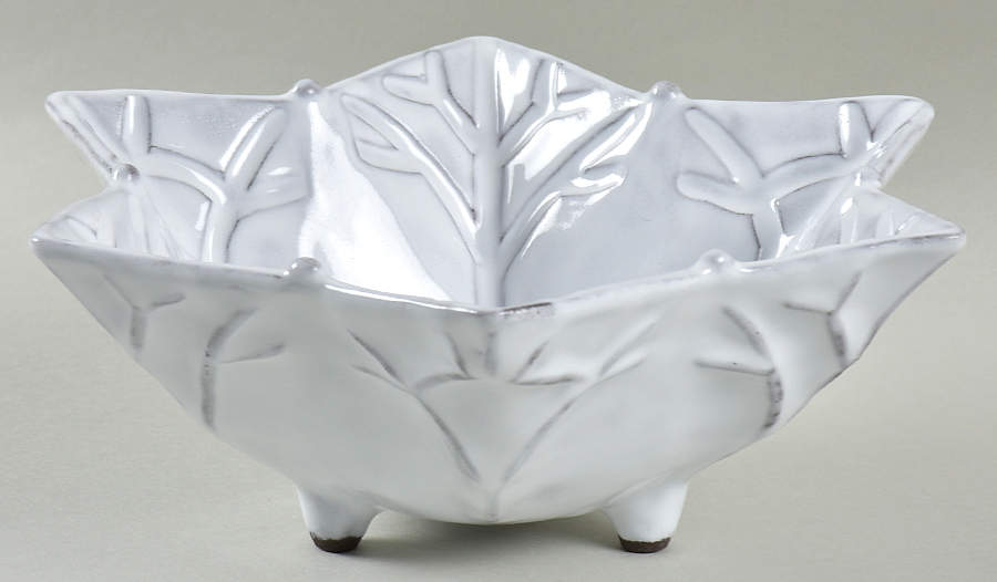 Snowflake Star Shaped Bowl by Vietri (Italy)-1