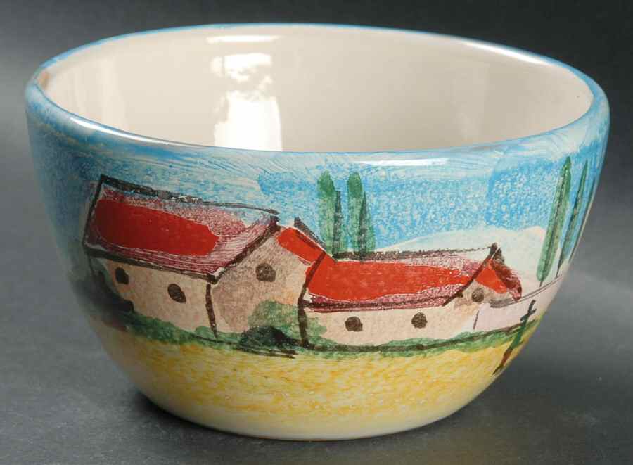 Siena Country Soup/Cereal Bowl by Vietri (Italy)-1