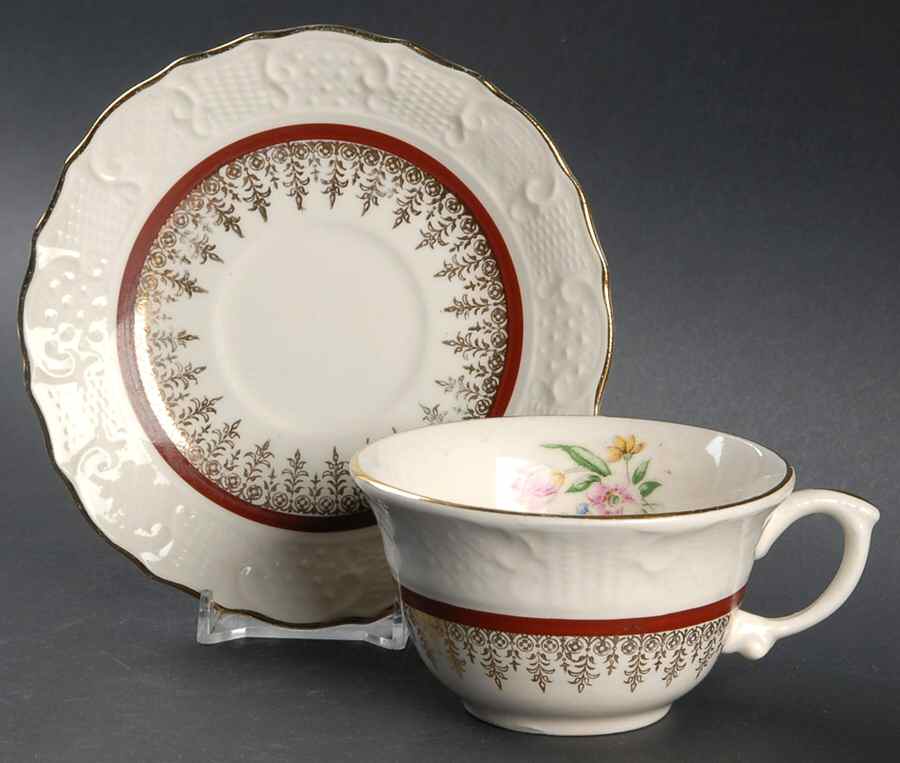 VOG131 Flat Cup & Saucer Set by Vogue-1