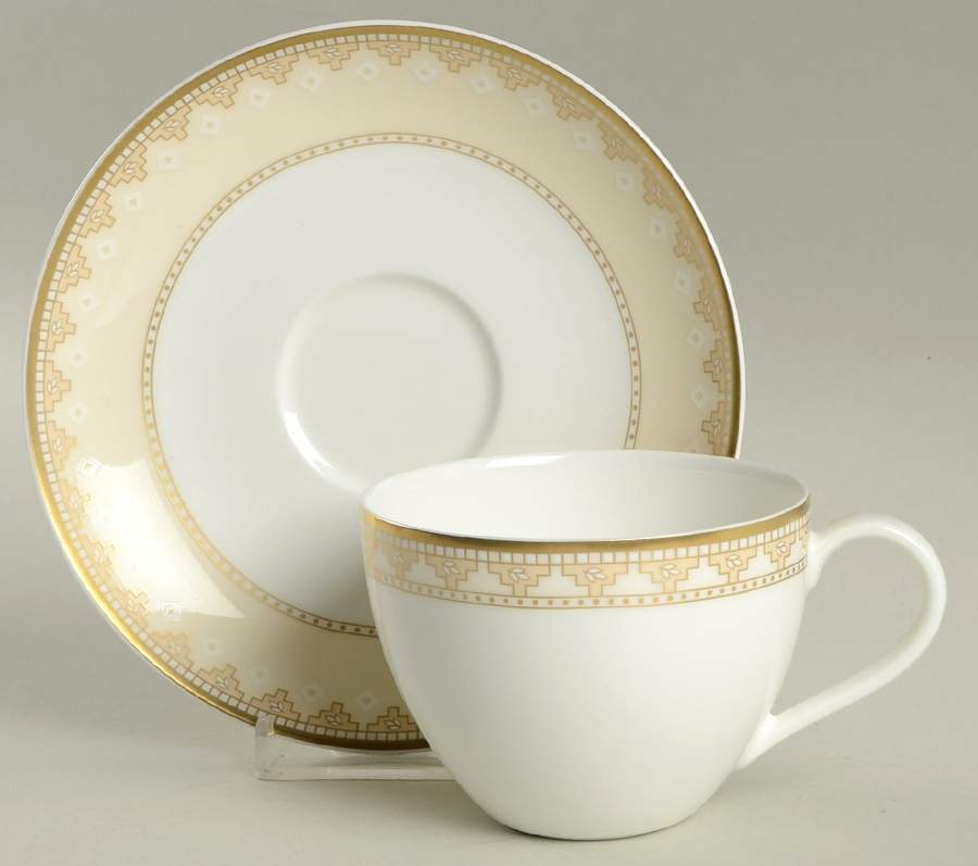 Samarkand-Samarkand Mosaic Flat Cup & Saucer Set by Villeroy & Boch-1