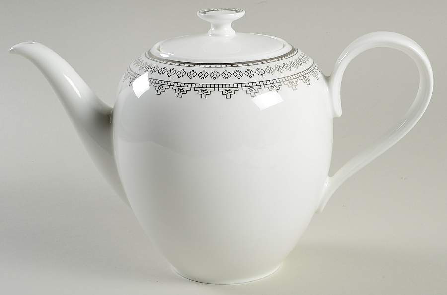 White Lace Coffee Pot & Lid by Villeroy & Boch-1