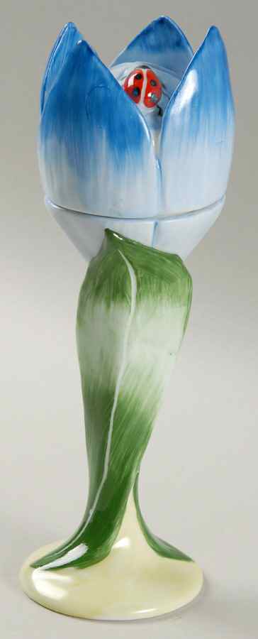 Floral Fantasy Figural Egg Cup & Lid by Villeroy & Boch-1