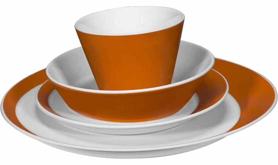 Essentials Orange Dinner Plate by Vista Alegre-1