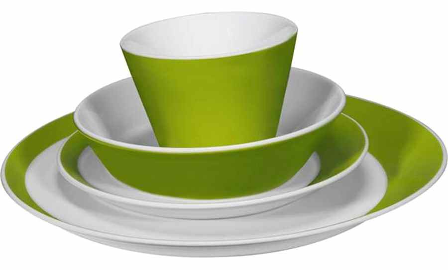 Essentials Green Dinner Plate by Vista Alegre-1