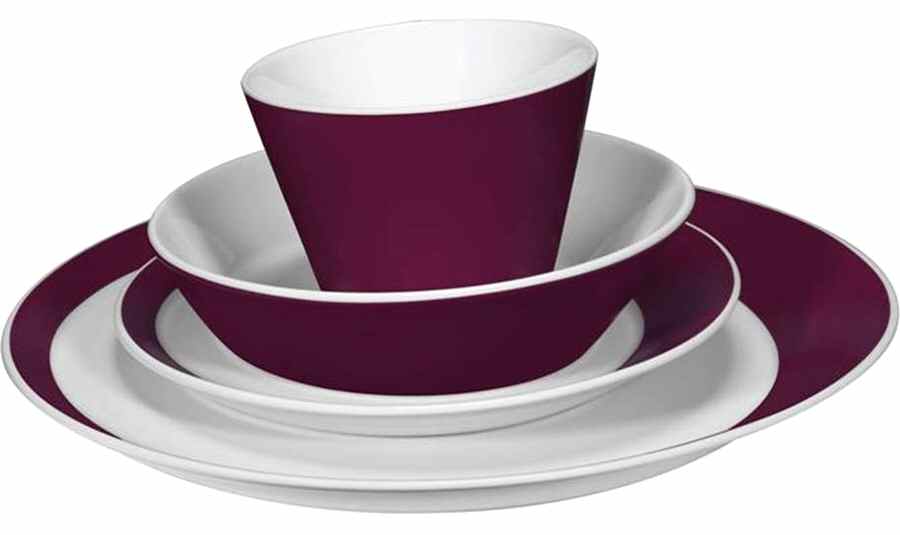 Essentials Purple Dinner Plate by Vista Alegre-1