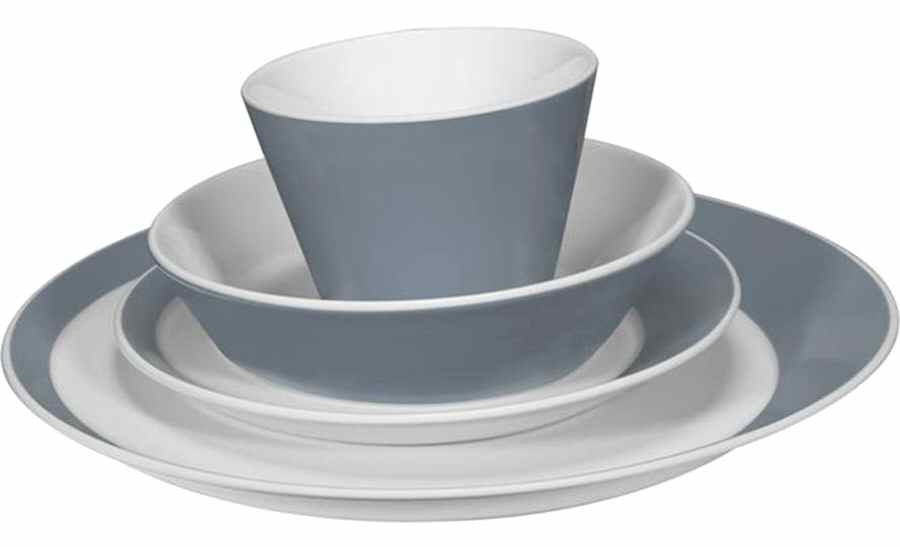 Essentials Grey Dinner Plate by Vista Alegre-1
