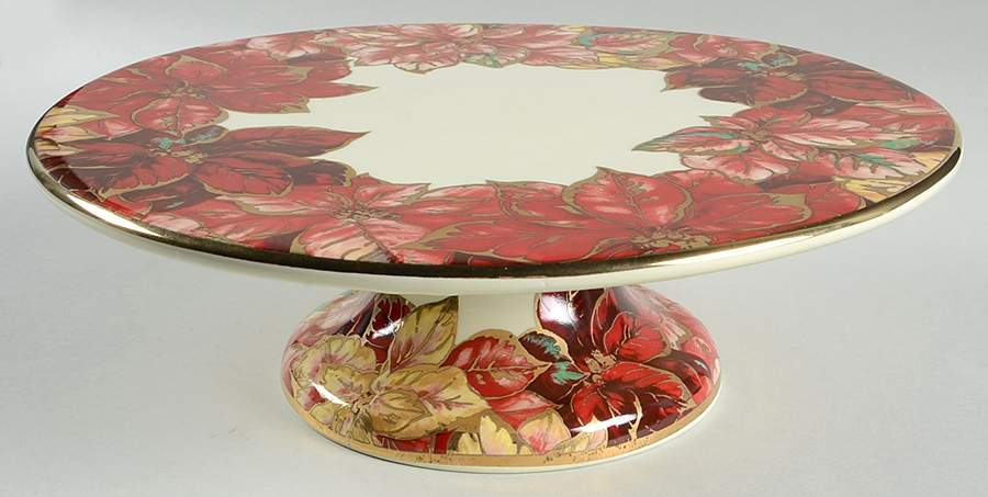 VAC24 12" Diameter Pedestal Cake Stand by VARM Ceramica (Italy)-1
