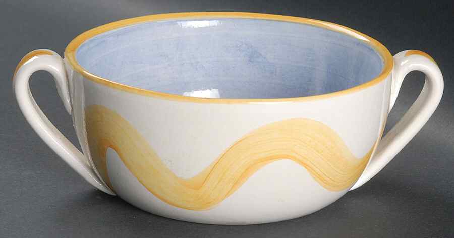 VIE84 Cream Soup Bowl by Vietri (Italy)-1