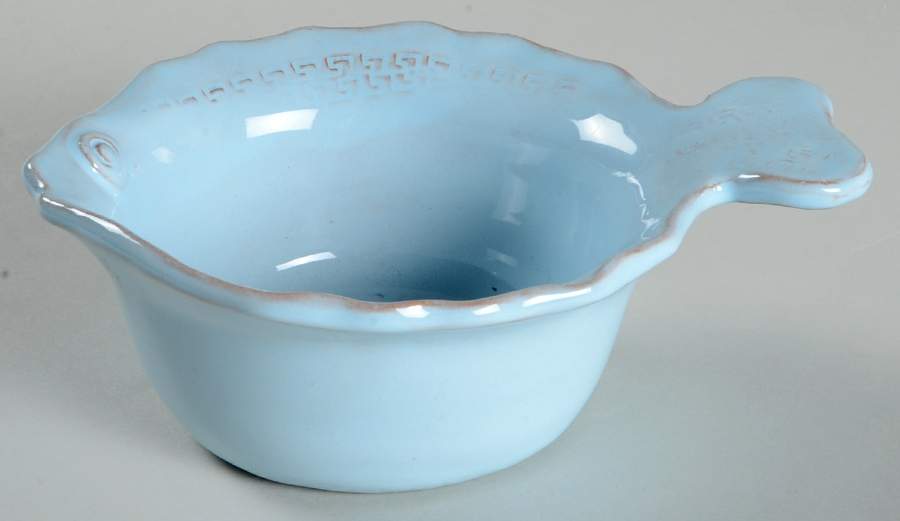 Bellezza Fish Sky Blue Condiment Bowl by Vietri (Italy)-1