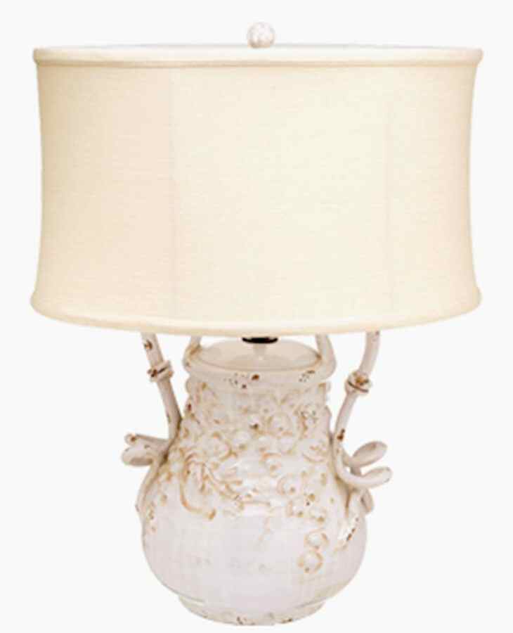 Umbrian Grapes 25" Electric Lamp & Shade by Vietri (Italy)-1