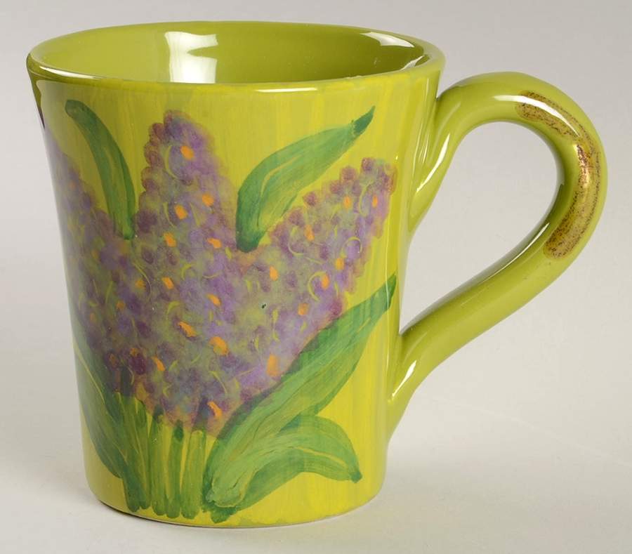 Sara's Flowers Mug by Vietri (Italy)-1