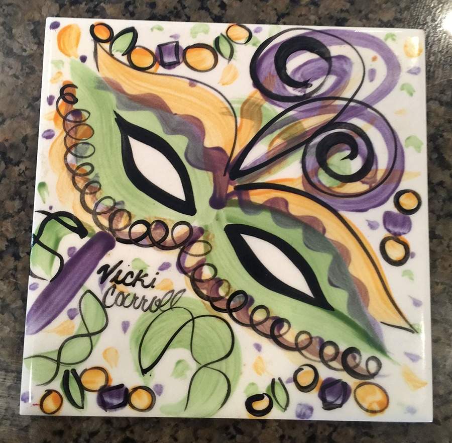 VCS1 Tea Tile by Vicki Carroll Studio-1