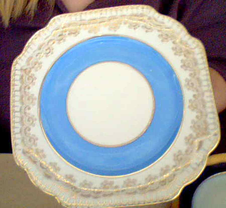 229 Square Salad Plate by Victoria (Czech)-1